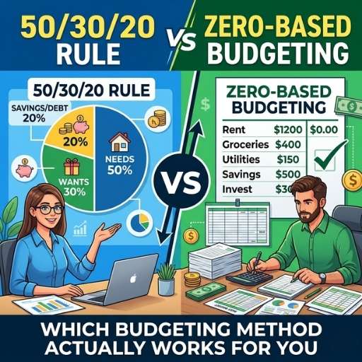 50/30/20 Rule vs Zero-Based Budgeting — Which Budgeting Method Actually Works for You