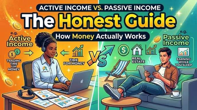 Active Income vs Passive Income — The Honest Guide to Understanding How Money Actually Works