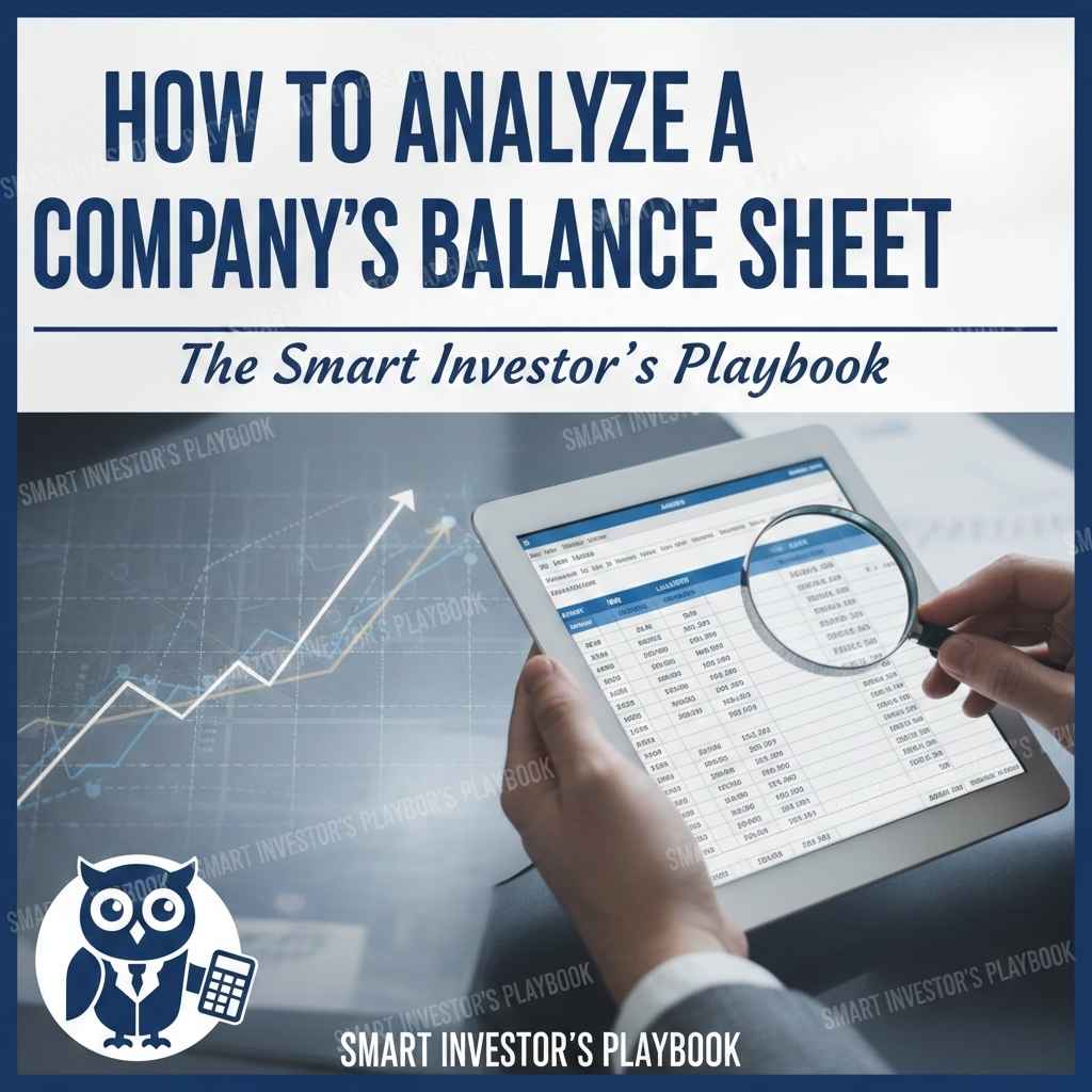 How to Analyze a Company's Balance Sheet: The Smart Investor's Playbook