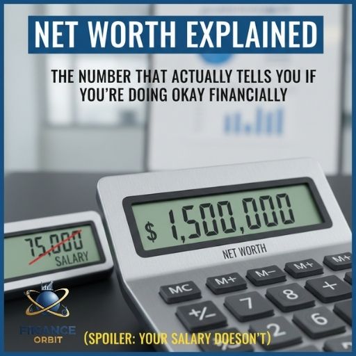 Net Worth Explained: The Number That Actually Tells You If You're Doing Okay Financially (Spoiler: Your Salary Doesn't)