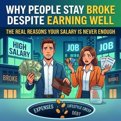 Why People Stay Broke Despite Earning Well — The Real Reasons Your Salary Is Never Enough